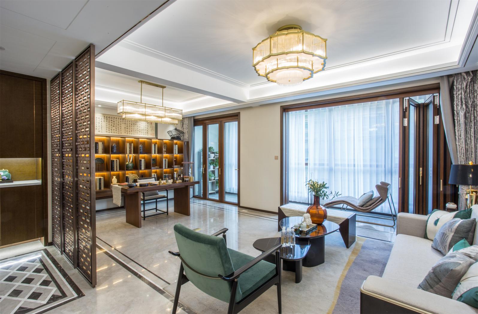 新中式风格室内设计家装案例-客厅 新中式风格室内设计家装案例-客厅